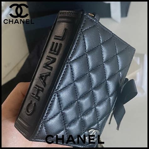 chanel boy zippy card holder|chanel card holder price.